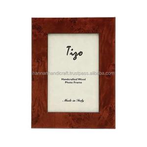 Cadre photo personnalisable en bois/MDF éco-responsable fait main avec incrustation d'os pour salon, option logo personnalisé, fabriqué en Inde - Product Image 3