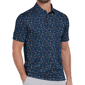 Polo tricoté élégant pour homme, coupe ajustée, collection été 2025, grandes tailles, hauts en maille, polos à manches courtes et revers pour homme, tendance - Product Image 3
