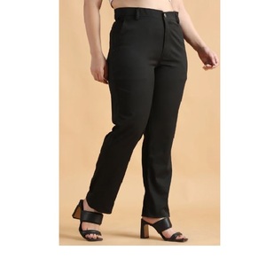 กางเกงทำงานผู้หญิงทรงตรงสำหรับฤดูร้อนปี 2023 ออกแบบตามสั่ง คุณภาพสูง ผลิตจากผ้าฝ้ายผสมสแปนเด็กซ์ ระบายอากาศได้ดี เป็นมิตรกับสิ่งแวดล้อม สำหรับส่งออก - Product Image 6