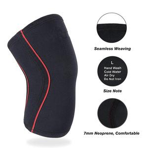 Genouillères de sport en néoprène 7 mm avec logo personnalisé, antidérapantes, légères, respirantes, protection complète, haute qualité pour OEM - Product Image 1