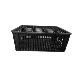 Bandeja Rectangular Negra de Plástico PP Apilable para Uso Industrial y Agrícola - Product Image 2