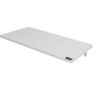 Modern 35.4 X 19.7 Inches Wall Mounted Folding Table Floating <b>Desk</b> with Iron Bracket <b>Foldable</b> <b>Desk</b> for <b>Small</b> Space - Product Image 3