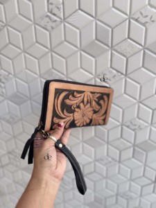 Cartera de Cuero Genuino Hecha a Mano de Alta Calidad 2026, Estilo Vintage, para Mujer, con Espacio para Teléfono - Product Image 2