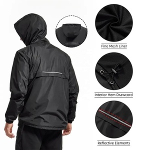 Veste coupe-vent personnalisée pour homme, légère, imperméable, respirante, idéale pour la randonnée, les voyages, le camping, fournisseur premium - Product Image 4