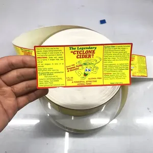 Etiquetas Personalizadas para Frascos de Miel - Adhesivos de Vinilo Impermeables con Estampado Dorado, Duraderos para Envases de Vidrio - Product Image 2