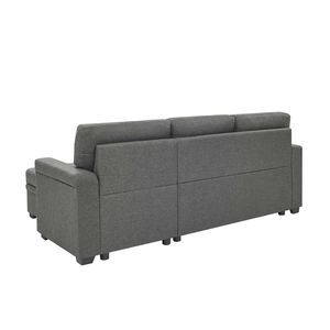 Divano Letto Estraibile Imbottito 86 Pollici - Product Image 6