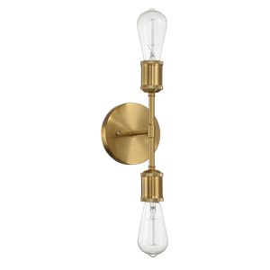 Applique da Parete Reverie a Doppia Luce per Bagno, 5"W X 10.75"H X 5"E, per Camera da Letto, Corridoio o Ingresso - Product Image 1