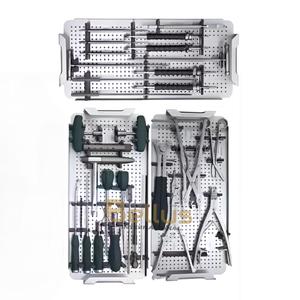Juego de Instrumentos de Fijación Espinal de Acero Inoxidable Alemán, Sistema Manual de Tornillos Pediculares, Kit de Instrumentos para Cirugía Espinal Ortopédica, CE - Product Image 2