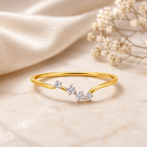 Anillo de Diamante Cultivado en Laboratorio en Oro Amarillo para Mujer, Corte Redondo, Minimalista, Anillo de Compromiso, Oro 10K 14K 18K, Plata 925 935 - Product Image 1