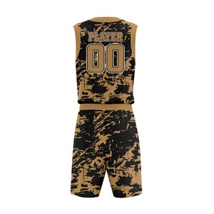 Vêtements de basket-ball respirants en gros, tailles plus grandes, pour hommes et femmes, ensemble de maillots et shorts légers pour équipe, impression par sublimation personnalisée - Product Image 5