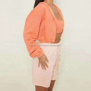 Sweat à capuche personnalisé pour femmes, pull à capuche avec manches longues, tenues décontractées de jogging à fermeture éclair pour l'hiver - Product Image 5