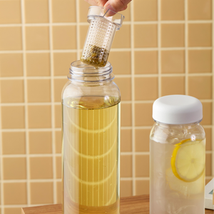 OHBOTTLE Bottiglia d'Acqua in Tritan con Logo Personalizzato Stampato in Serigrafia, Coperchio con Infusore per Tè, Design Coreano Durevole, 700ml, Portatile, Promozionale - Product Image 5