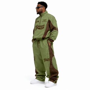 Ensemble de veste et pantalon pour homme, très vendu, deux pièces, veste 100% nylon, coupe-vent, imperméable, pour la course à pied et le sport - Product Image 3