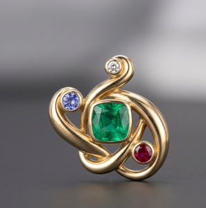 Elegante Collar con Colgante de Ónix Verde Corte Cojín, 16 Pulgadas de Largo, Piedra de 8mm, Plata de Ley 925, Chapado en Oro de 18K, Joyería para Uso Diario - Product Image 2