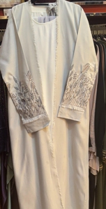 Abaya de Dubaï Best2026 pour femmes, broderie faite main, ouverture frontale, vêtements et accessoires islamiques traditionnels conçus pour les musulmanes - Product Image 6