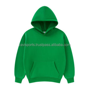 Sweats à capuche pour enfants avec logo personnalisé, vente en gros de sweats à capuche surdimensionnés pour enfants, sweats à capuche unis pour enfants, sweats à capuche pour enfants de couleur unie - Product Image 3