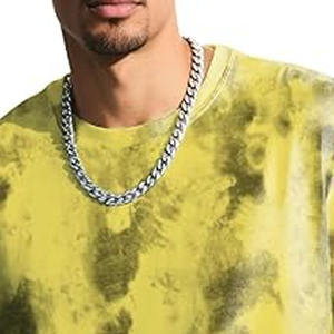 T-shirt pour homme 100% coton, col rond, design tendance, coupe ajustée, t-shirt à manches courtes pour homme - Product Image 2