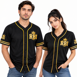 Maillot de baseball pour homme adulte, imprimé numérique, en tissu mesh polyester, antibactérien, séchage rapide, respirant, grande taille, anti-UV, entièrement imprimé à l'avant - Product Image 5