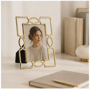 Luxury Gold Metal Photo <b>Frame</b> Geometric <b>Picture</b> <b>Frame</b> Tabletop Decorative Brass Border Table <b>Frame</b> <b>Wholesale</b> Custom Photo <b>Frame</b> - Product Image 6