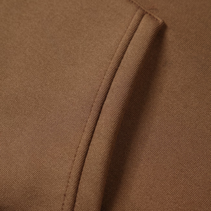 Ensemble de survêtement décontracté pour homme, hiver, marron uni, à capuche, en polaire respirant, taille élastique, pour sports de plein air, manches longues, sweat-shirt et pantalon - Product Image 6