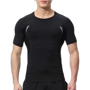 Fabricant de T-shirts de Performance Athlétique Personnalisés, Vêtements de Compression pour la Gym, Polyester Spandex, Impression Sérigraphique, DTF, OEM, ODM, Faible MOQ, Usine - Product Image 2