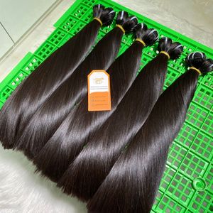 ผมตรงเรมี่ต่อผมแบบกระดูกตรงสีดำเครื่องจักรจากผู้จำหน่ายจากเวียดนาม - Product Image 1