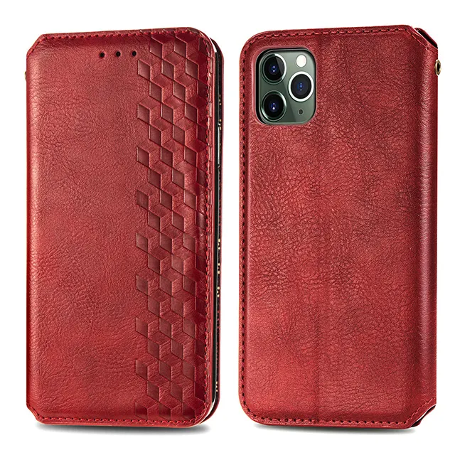 New Designer Fashion Leather Clamshell Holster Multi-Functional Mobile Phone Protective Cover For Iphone Series