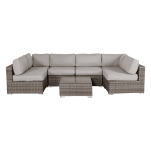 Conjunto de Sofás de Mimbre para Patio, Completamente Ensamblado, para 4 Personas, con Cojines Cómodos, Práctico Grupo de Asientos para Exteriores - Product Image 2