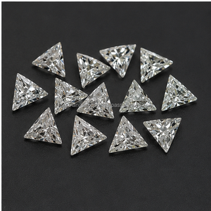 Diamante Suelto de Alta Calidad SHRAMAN DIAMOND VS-Si, Cultivado en Laboratorio, Color D-F, Forma Triangular, Corte Escalonado, para Joyería Personalizada, Venta al Por Mayor - Product Image 2