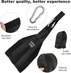 <b>AB</b> Sling Strap Nylon & Neoprene Material for <b>Abs</b> <b>Exercise</b> Equipment Heavy Hanging on Horizontal Bar Abdominal Pull-Up Strap - Product Image 3