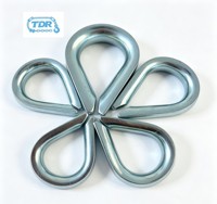 Poinçon de câble de type européen de 3 mm à 32 mm en acier au carbone galvanisé, poinçon léger EN13411-1 pour usage commercial extérieur