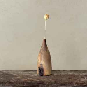 Vase en bois blanc pour la maison, cadeau et tables de mariage, finition naturelle, nouvelle arrivée, pot à fleurs fait main, décoration intérieure, table - Product Image 5
