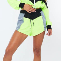 Ensemble short et coupe-vent décontracté pour femme, respirant et à séchage rapide, idéal pour l'extérieur – Nouvelle collection très prisée