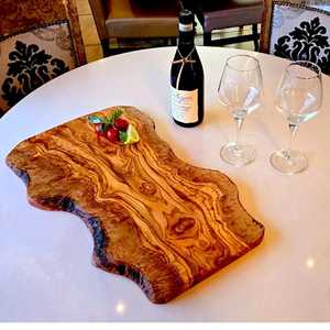 Planche à découper rectangulaire en bois d'acacia naturel, écologique, avec poignée en bois, passe au lave-vaisselle, épaisseur 1,5 cm, ALI FASHION - Product Image 5