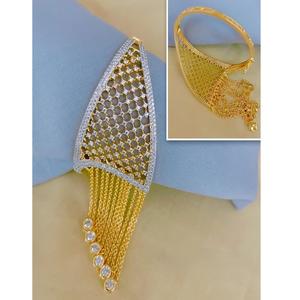 Designer Glamorous Premium Quality CZ Gold Finish Zircon Bracelet for Women Girls AD Stones Zircon <b>Charm</b> Bracelet For Women - Product Image 1