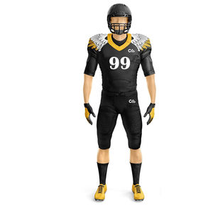 Vêtements de sport personnalisés de haute qualité par sublimation, uniformes de rugby américains, kits de rugby OEM pour hommes, maillots de football américain à vendre - Product Image 2