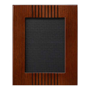 Cadres photo en bois au design élégant, finition noyer, avec bordure stylée, pour la décoration de chambre d'enfant et les occasions de pendaison de crémaillère - Product Image 1