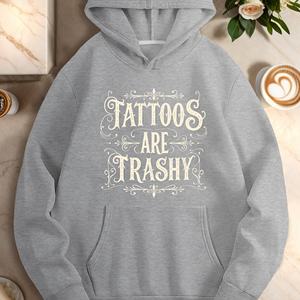 เสื้อมีฮู้ดลำลองของผู้หญิงลายสัก - Product Image 2