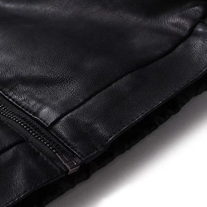 Sudadera de cuero moderna para hombre, estilo casual urbano de invierno - Product Image 6