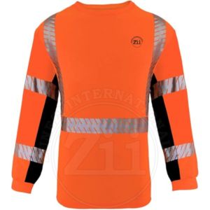 Sudadera de Seguridad con Capucha de Alta Visibilidad ANSI Clase 1, Impermeable, con Luces LED Intermitentes, Manga Larga, con Logotipo Personalizado - Product Image 5