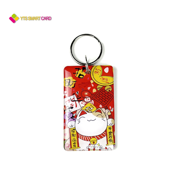YTS  Customize Mini Epoxy Card Access Control NFC Electronic Card RFID School Elevator Swipe Smart IC Epoxy Card