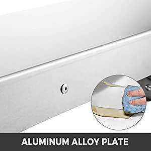 Estante Plegable de Acero Inoxidable de 48L x 12W Pulgadas para Servir Alimentos, Soporte de Pared para Remolques de Concesión - Product Image 2