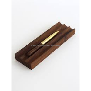 Premium <b>Solid</b> <b>Wood</b> Pen Holder with Smooth Finish Handmade <b>Desk</b> Organizer for Study and Office Decor - Product Image 4