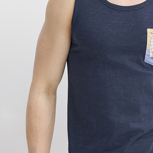 Débardeur de sport pour homme en pur coton, séchage rapide, pour la musculation et le fitness, coupe ajustée - Product Image 3