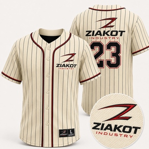 เสื้อเบสบอลสีดำ-เขียวอมฟ้าสำหรับผู้ชาย ZIAKOT แบบสั่งทำพิเศษ แขนสั้น ชุดทีมแท้ - Product Image 6