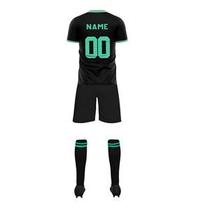 Wholesale Printed American Football Uniform Set Custom Quick Dry Mesh Jersey Front Logo Team Sportswear Manufacturer - Product Image 1