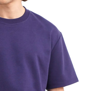 2025 Wholesale 100% cotton T-shirt for men loose fit printed Heavyweight <b>Plain</b> Custom Oversized T Shirt Graphic Plus Size Men's - Product Image 4