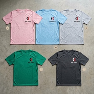 เสื้อยืดคอกลมแขนสั้นผ้าตาข่ายระบายอากาศดี น้ำหนัก 220 กรัม สีพื้น ทรงหลวม ใส่สบาย สำหรับผู้ชาย ขายส่ง - Product Image 4