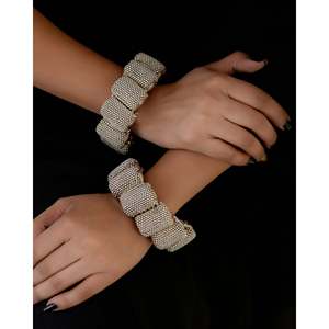 Bracelet en argent Meera Jaipur Bhavya, bracelet élégant de créateur, fabricant de bijoux en gros, approvisionnement B2B, qualité d'exportation - Product Image 2