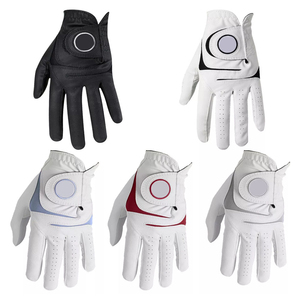 Guantes de Golf de Cuero Negro Antideslizantes para Deportes al Aire Libre, Protección para Dedos, para Hombres y Mujeres Adultos, Vantrex Industries VI-GG-651, Estilo Pull-On - Product Image 6